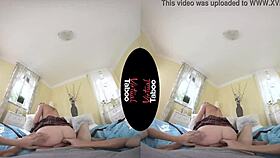 i'm doin' homework with blonde, but we end up fuckin' her ass