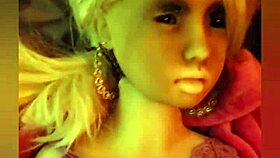 Luvs2Cumm69 Pounds His Big Tit Blonde Sex Doll In Doggy Style Lingerie