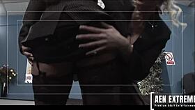 Stacey Saran and Dani Amour Competing for Job by Sucking and Fucking Best