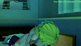 i see margeurite from one piece sucking my hard cock