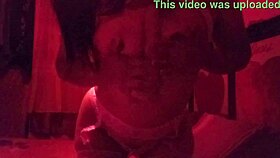 mexican wife plays alone with her 22cm dildo, squirting in amateur group swingers scene