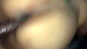 Fat red juicy ass bounces hard on monster cock action!