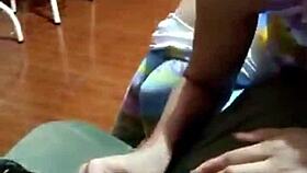 Latina tenant pays with sex.