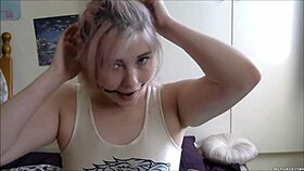 deep throating dildo gagging adventures