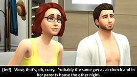 Girl Next Door Cums in Hot Tub Sims 4 Chapter 13
