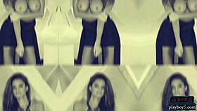 two busty european models stripping naked and showing off