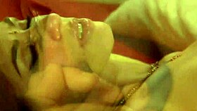 we perform cunnilingus for the couple's big cock