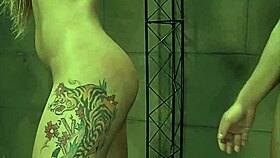 Gorgeous masochistic beauty fucked in cowgirl to huge bound orgasms.