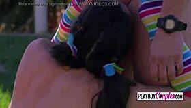 Hot Couple Marks Husband's Birthday with a Thrilling Swing Party.