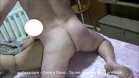 Real Couple's Homemade Cumshot Session