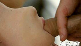 Is Alice ready for the big prick blowjob while bent over?