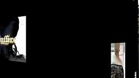 Latina dances sensually at night