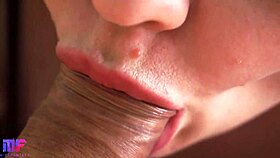 gentle blowjob from young teen couple
