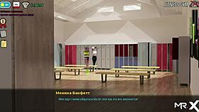 butchering in the fitness room with athletic hentai