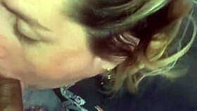 Blonde takes breakfast from my dk with deepthroat