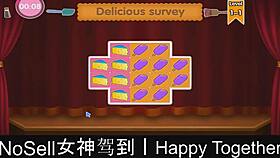 In this dating game, they find happiness together.