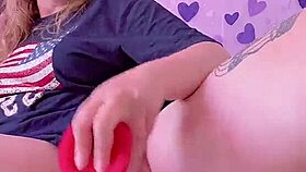 huge dildo, watch me squirt?