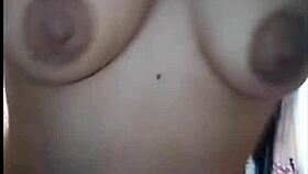 Latina dances sensually at night