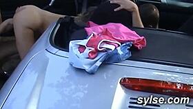 AMATEUR LESBIANS IN SHOP WITH TOYS AND STRAPON