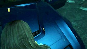 In GTA 5 online, my character hires a hooker for car sex service.