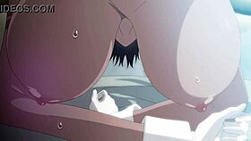 Animated Babe with Massive Tits Takes Huge Cock