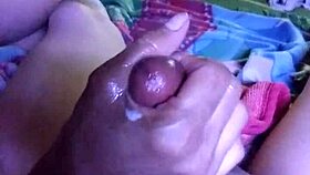 my wife strokes my cock until she squirts multiple times