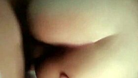 Stunning Latina with perfect white ass gets pounded hard with a messy creampie