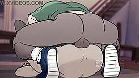 Gay sex over pizza – messy and hot, who wants a slice?