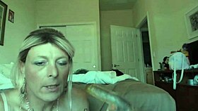 Sexy cute babe tranny rides dildo hard