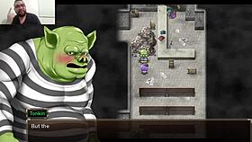 Karryn in prison hentai game.