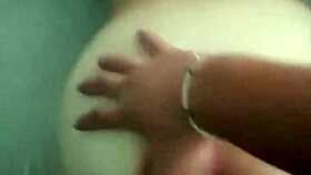 Stunning Latina with perfect white ass gets pounded hard with a messy creampie