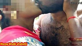 desi horny girl sneaks to forest for wild fucking