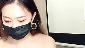 Asian milk cam session with lots of action.