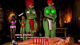 a mistress orc appeared in breeding island ep 23, so cute