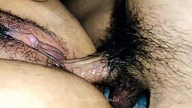 This teen's extreme tight pussy gets fucked hard in a close-up homemade scene