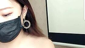 Asian milk cam session with lots of action.