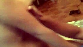 This asian girl gets fucked hard by her friend after a blowjob.