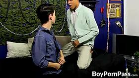 twink riding juicy cock like life depends on it