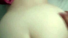 Stunning Latina with perfect white ass gets pounded hard with a messy creampie