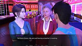 Let's Play Nudist School Part 14 with Blowjob and Big Cock