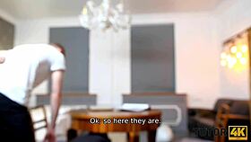 mature tutor seduced without glasses