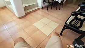 Hide and seek with sister ends with cock in mouth!