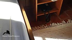 Fuck in the Farm Room Hotel - He Cums Inside While She Rides