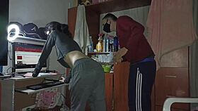 Laura getting pounded while typing on her computer 😈