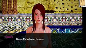 my new family plays a game together