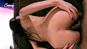 Indian amateur's ass fucked with cum in mouth