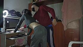 Laura getting pounded while typing on her computer 😈