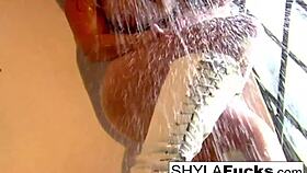 shyla stylez does a rare erotic solo masturbation session