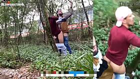 gay guys bareback fucking in public with monster cocks, cumshot everywhere