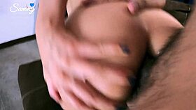 Indian amateur's ass fucked with cum in mouth